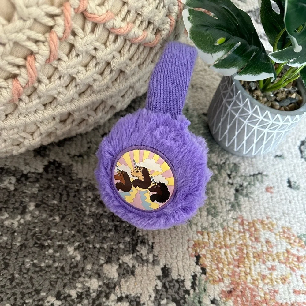Purple Unicorn Earmuffs